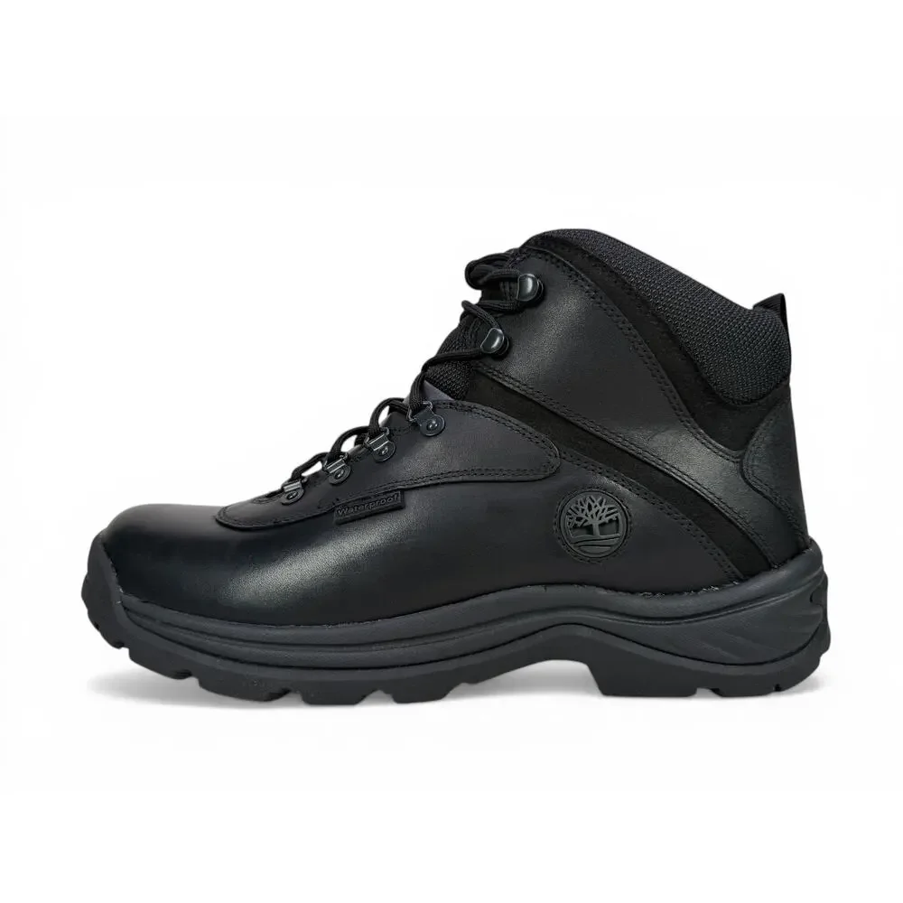 Timberland White Ledge Mid Hiking Boots Mens 12 Black Leather Waterproof Outdoor